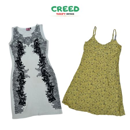 🌼💛 Mustard Floral Slip Dresses (CV:026)