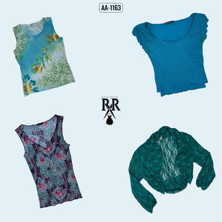 Y2k Oceanic Vibe Mix Tops (AA-1163)