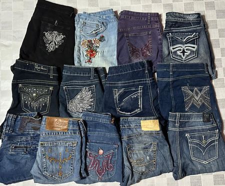 YMI JEANS AND OTHER MIX BRANDS MINI  SHORTS (ID 1278)