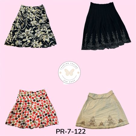 Women's Cotton Flared Skirt – Soft & Breathable Summer Skirt (PR-7-122)