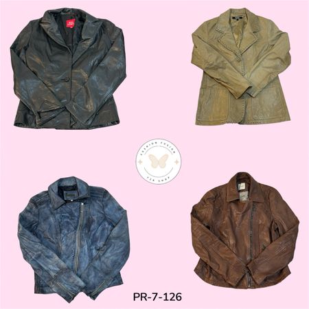 Women's Vintage Leather Jacket – Stylish Everyday Wear (PR-7-126)
