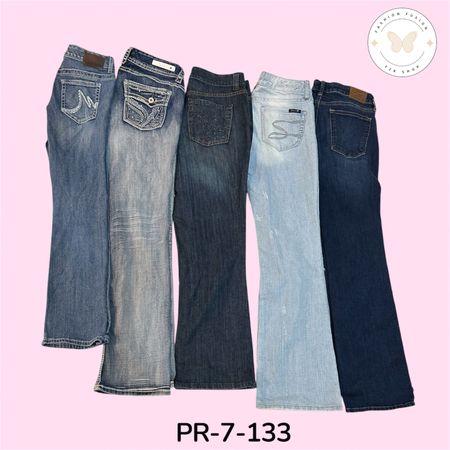 Women’s Bell Bottom Flare Jeans – Comfortable Casual (PR-7-133)