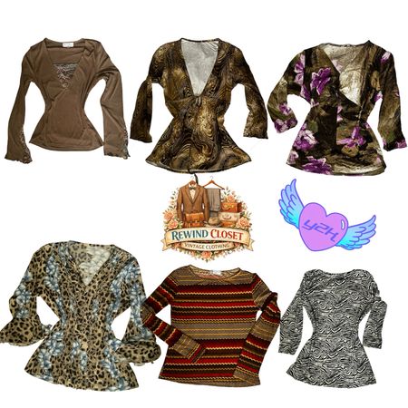 Y2k blouse full sleeves