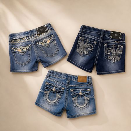 Miss Me, Rock Revival & True Religion Mini Shorts
