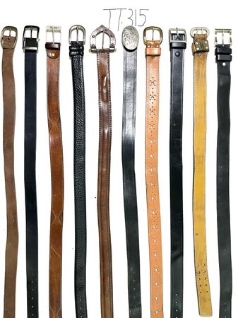 Mixed Brown & Black 2000s Belts: TT-315