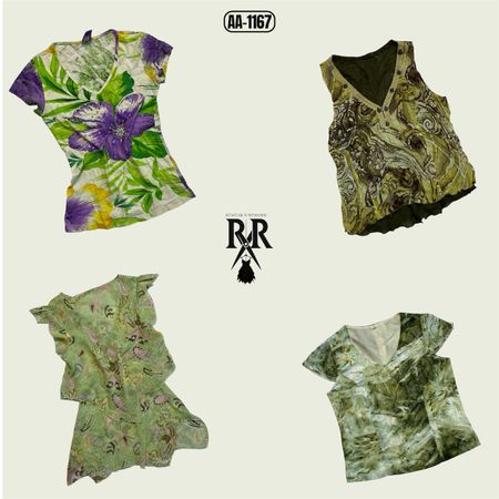 Y2K The Nature Vibe Mix Sleeveless Tops (AA-1167)