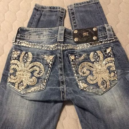 Miss me true religion rock revival skinny jeans