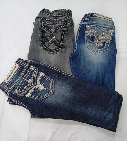 CR10031 Vintage Mix Branded Flare & Straight Jeans