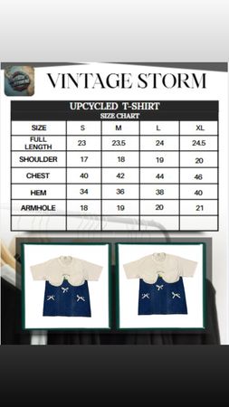 Upcycled Ribbon Denim T-Shirts