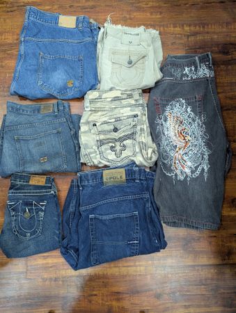 RED TAG SOUTH POLE ROCKAWEAR ECKO UNTLD AMD ALTRI BRAND HIP-HOP SHORTS