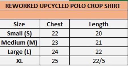 Upcycle Ralph Lauren Elastic Crop Tops (DV -07)