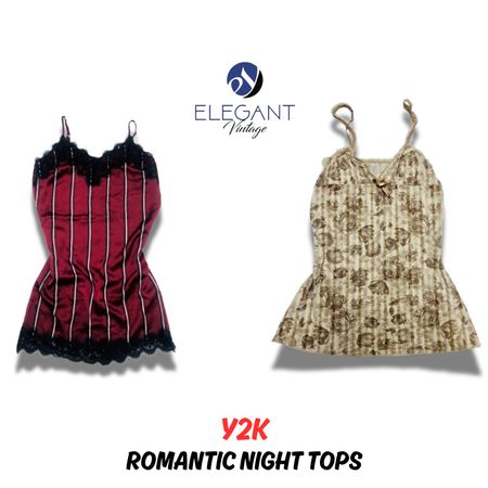 Y2K Romantic Night Tops - EV0430