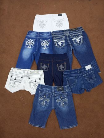 Y2K Embellished Shorts | Vintage Streetwear Collection