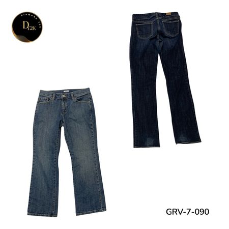 Women’s Denim Straight Jeans – Premium Y2K Vintage Style. (GRV-7-090)