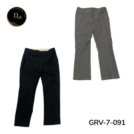 Women’s Poly Pant – Premium Stretch Straight Fit Y2K Vintage Style. (GRV-7-091)