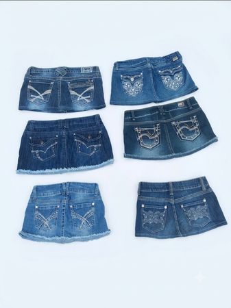 Y2k Denim mini skirts bundle (VM-97)