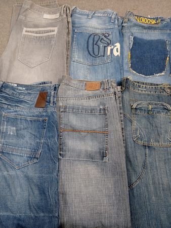 HD1503 Men Baggy Hiphop Jeans