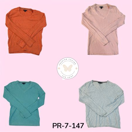 Tommy Hilfiger Cable Knit Crewneck Sweater – Warm and Lightweight (PR-7-147)