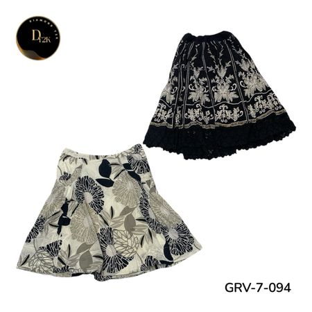 Women’s Cotton Skirt – Authentic Y2K Vintage Fashion Skirt. (GRV-7-094)
