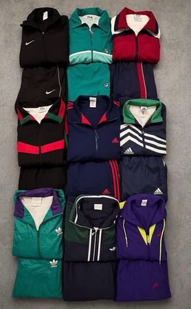 Mix Branded Tracksuit Jacket&Trouser
