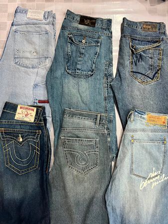 R552 Men Baggy Denim Hip-Hop Shorts