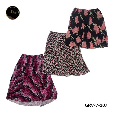Women’s Straight Fit Poly Skirt – Premium Retro Fashion. (GRV-7-107)