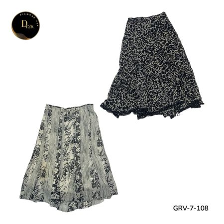 Women’s Straight Fit Poly Skirt – Premium Retro Fashion. (GRV-7-108)