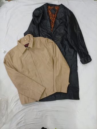 CR10081 Vintage Ladies’ Leather Trench Coats