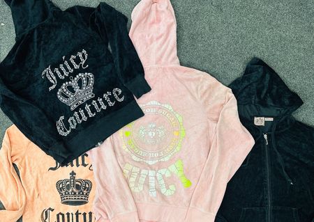 SD465- Juicy Couture Ladies Zipper Hoodies - 58 Pieces