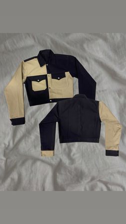 Upcycled Contrast Cotton Jackets
