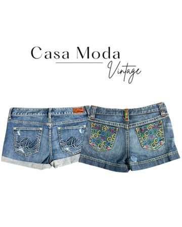 100726-6 Denim mini shorts 10 pcs