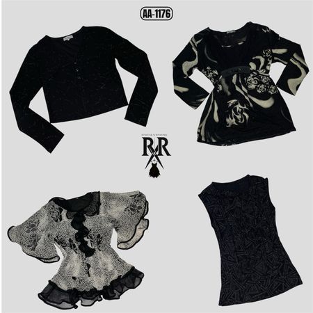Y2K Dark Rose Mix Tops (AA-1176)