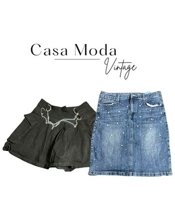 100726-8 Denim mini skirts 10 pcs
