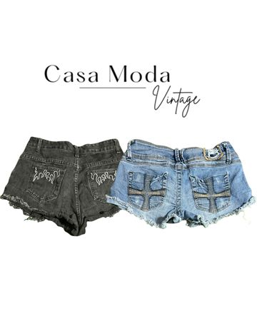 100726-10 denim mini shorts 10 pcs