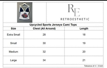 Upcycled Sports Jersey Cami Top