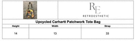 Upcycled Carhartt Patchwork Tote Bag