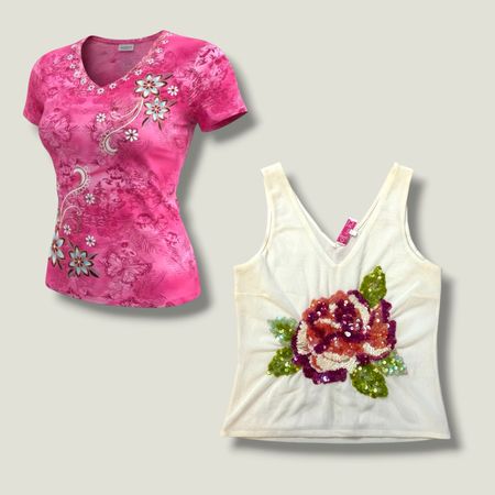 y2k half sleeve &tank tops trendy women fashion collection