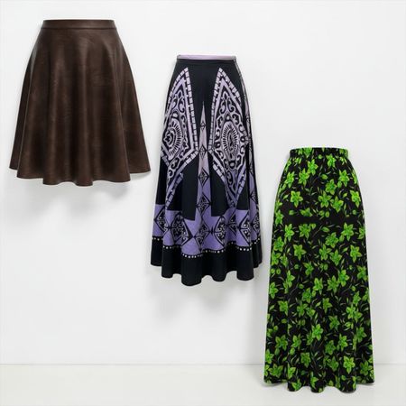 Flowy maxi skirts collection
