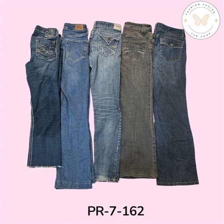 Classic Blue Flared Jeans for Women – High Rise (PR-7-162)