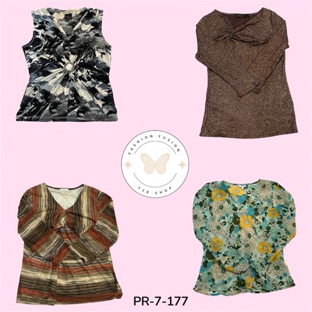 Women’s Floral Printed Polyester Blouse | Trendy Long Sleeve Top | Comfortable Daily Wear (PR-7-177)