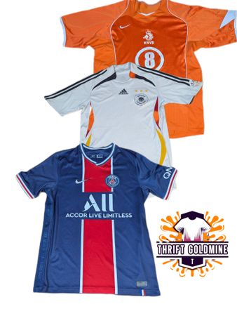 Vintage foot ball T shirt Soccer jersey