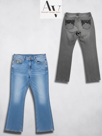 Unbranded bootcut straight jeans