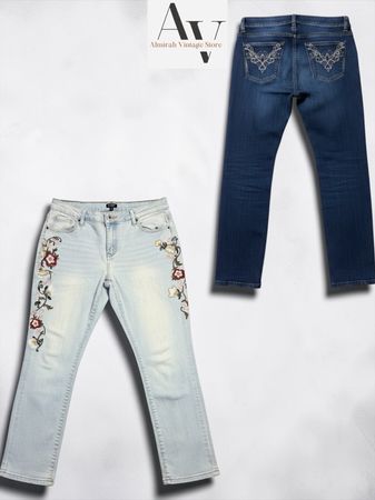 Bootcut straight jeans