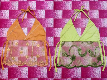 Y2K stylish beaded tops