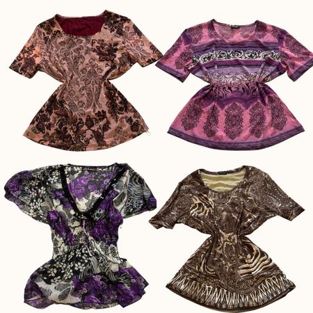 Y2K Velvet Sin Whimsigoth-Core Tops - ST-016