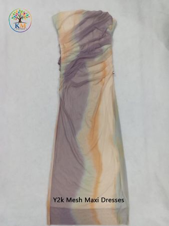 Y2K Mesh Maxi Dresses ( KMV - 14 )