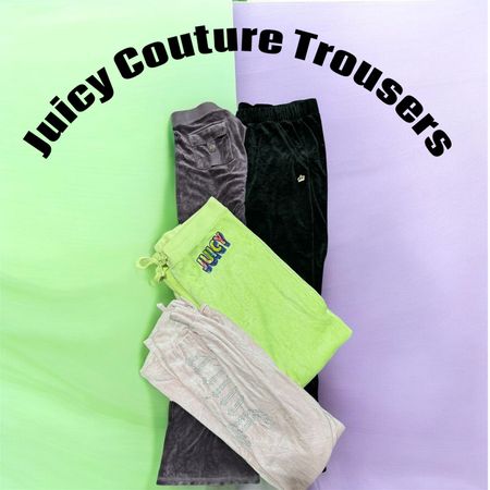 Juicy Couture Women’s Velour Trousers | Y2K Vintage Track Pants