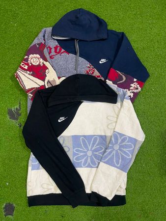 Upcycle Nike Wandteppichdecke Sweatshirt