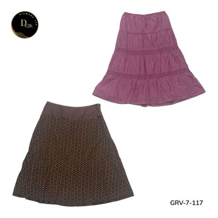 Women’s Lightweight Cotton Skirt – Premium Everyday Vintage Wear. (GRV-7-117)