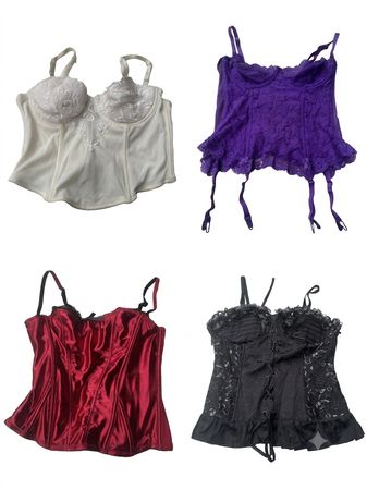 Y2K Lace-Up Corset 12 pcs